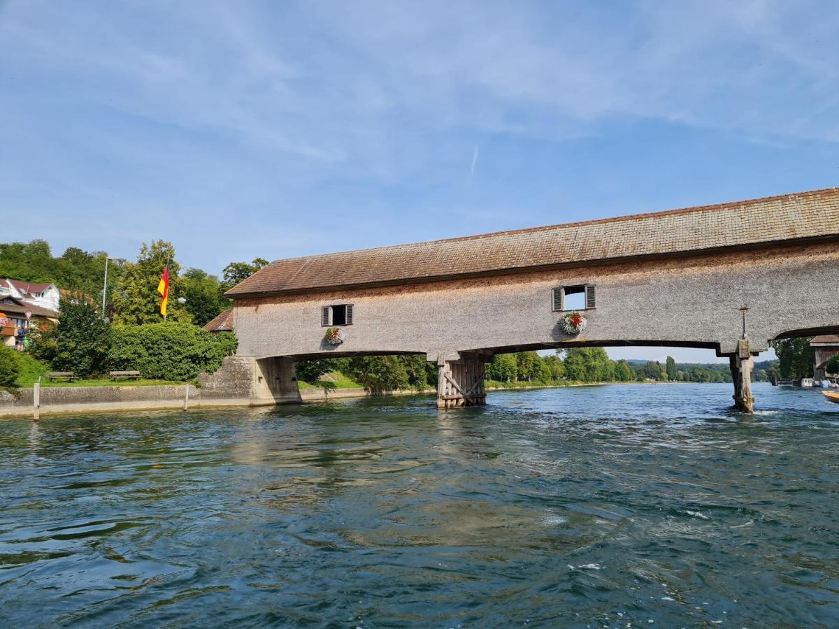 Ferienwohnung Rheinblick In Buesingen -Keine Monteure- Busingen Bagian luar foto
