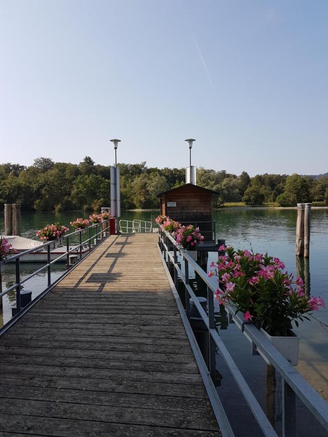 Ferienwohnung Rheinblick In Buesingen -Keine Monteure- Busingen Bagian luar foto