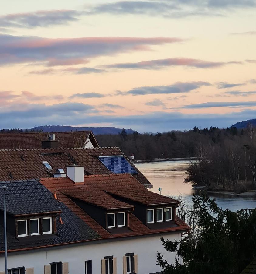 Ferienwohnung Rheinblick In Buesingen -Keine Monteure- Busingen Bagian luar foto