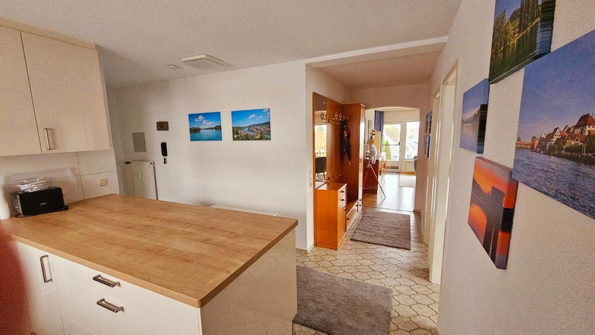 Ferienwohnung Rheinblick In Buesingen -Keine Monteure- Busingen Bagian luar foto