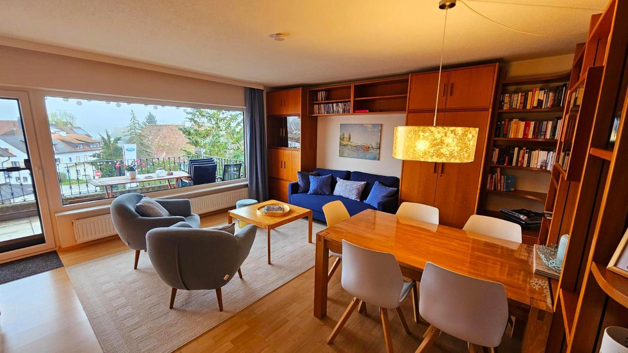 Ferienwohnung Rheinblick In Buesingen -Keine Monteure- Busingen Bagian luar foto